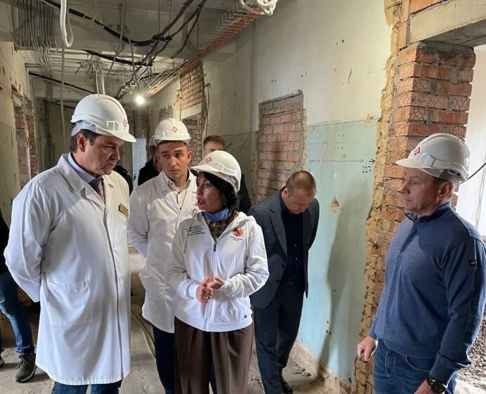    Кардиологический корпус больницы Войнова планируется сдать в эксплуатацию весной 2024 года Кристина Просвиркина