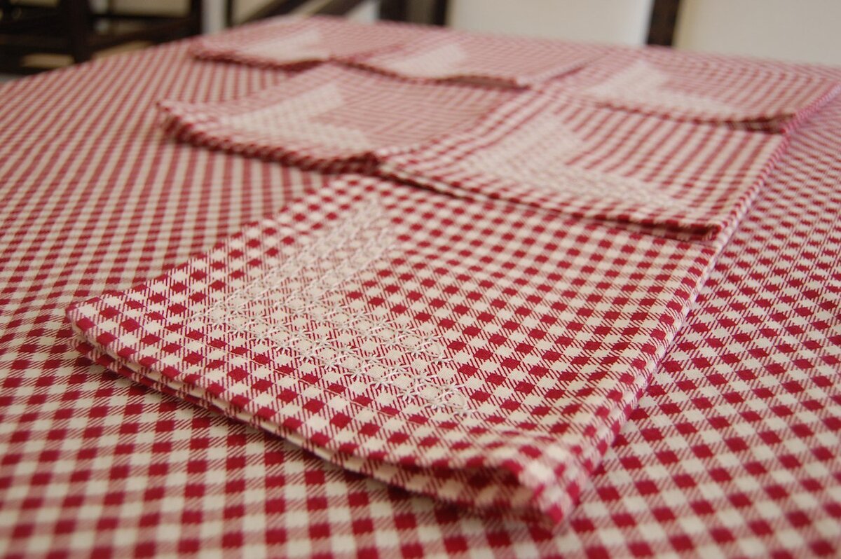 Салфетки с вышивкой.