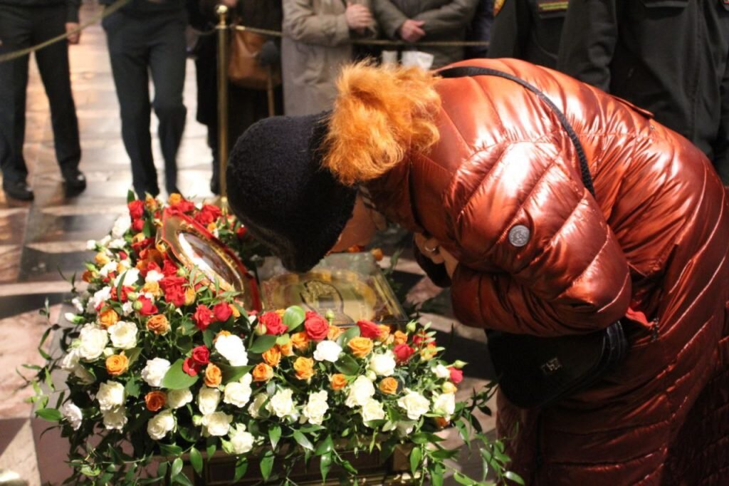    Мощи Георгия Победоносца. Фото: Мойка78