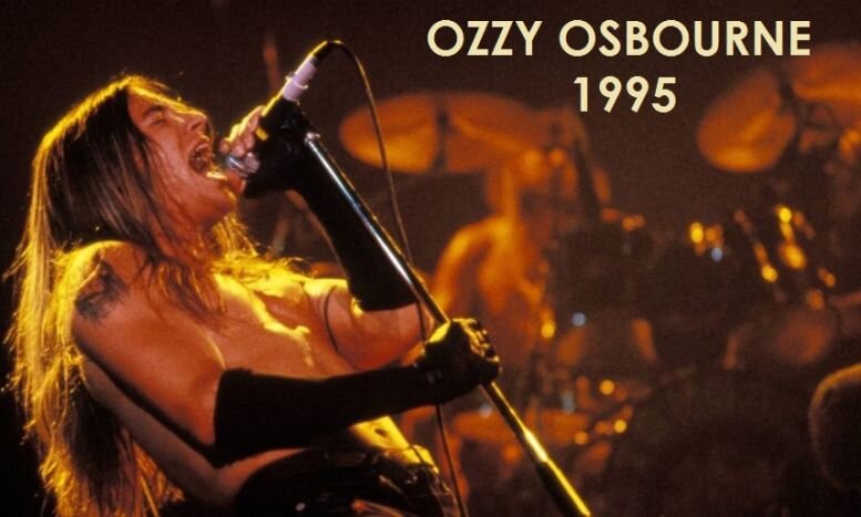 Оззи Осборн на концерте 18 ноября 1995 года в Brixton Academy, Лондон