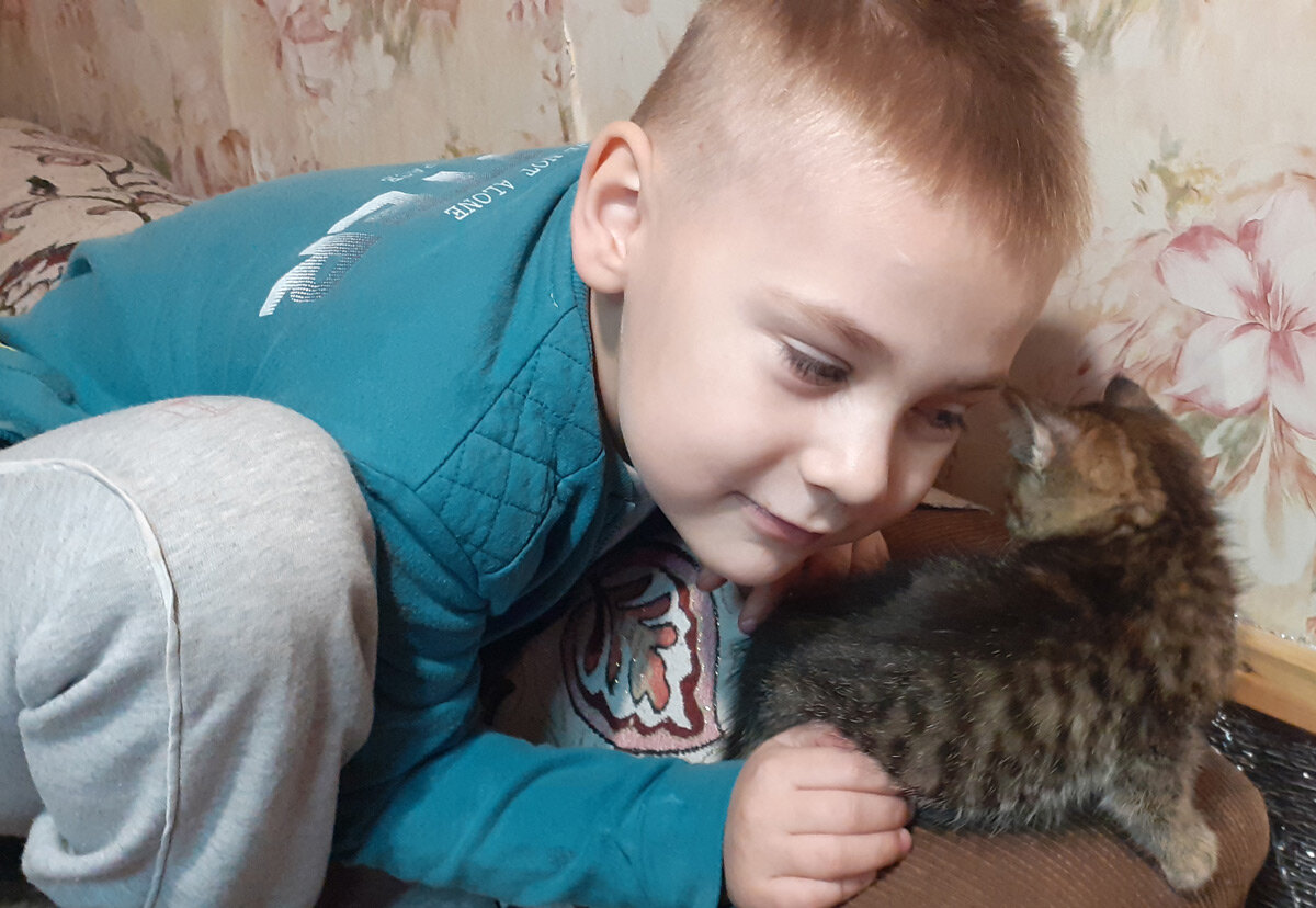 Саша в восторге