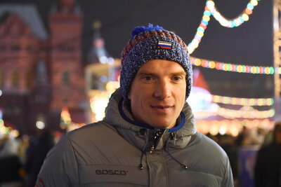    Актер Андрей Бурковский на открытии ГУМ-катка 2019 в Москве ©Александр Манзюк РИАМО