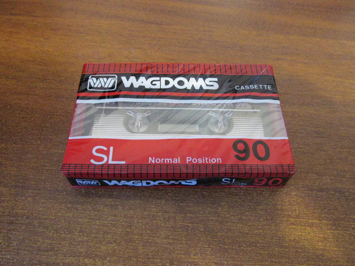 Рис. 1. Аудиокассета Wagdoms SL90 запечатанная