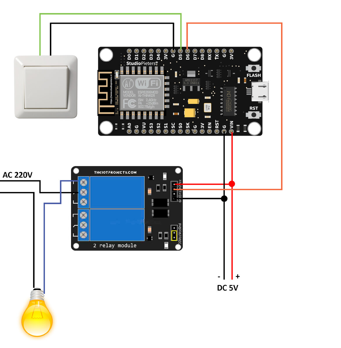 Умное Wifi реле на базе ESP8266 +Яндекс Алиса | Ksta | Дзен