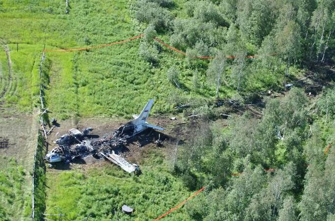 На месте катастрофы 