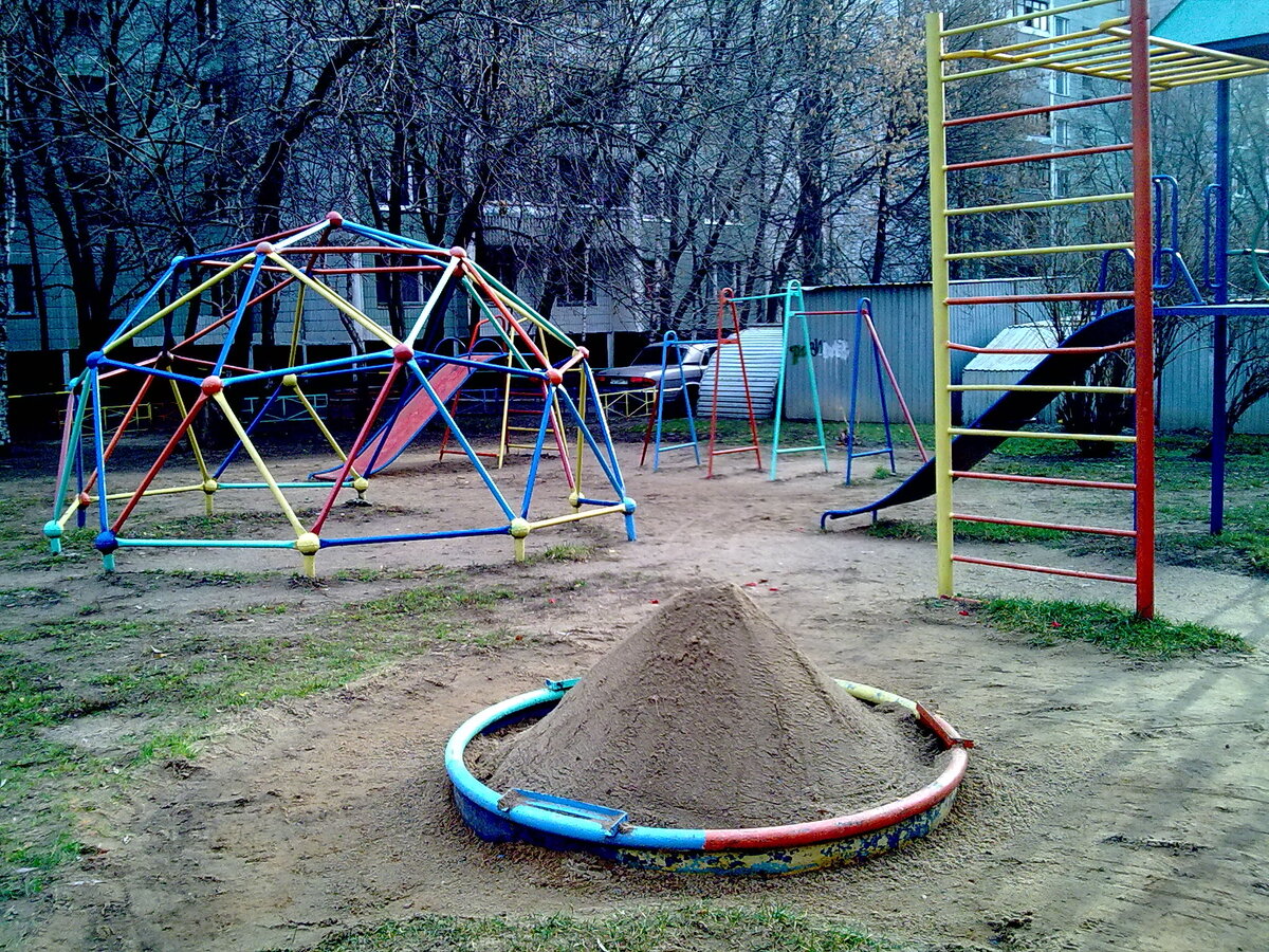 Детплощадка в Бибирево которой нету с 2017-го года в Москве