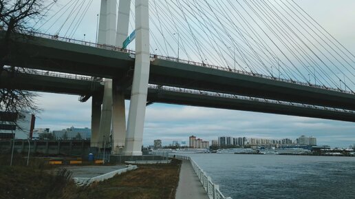 Вантовый мост. Санкт-Петербург. Большой Обуховский мост.