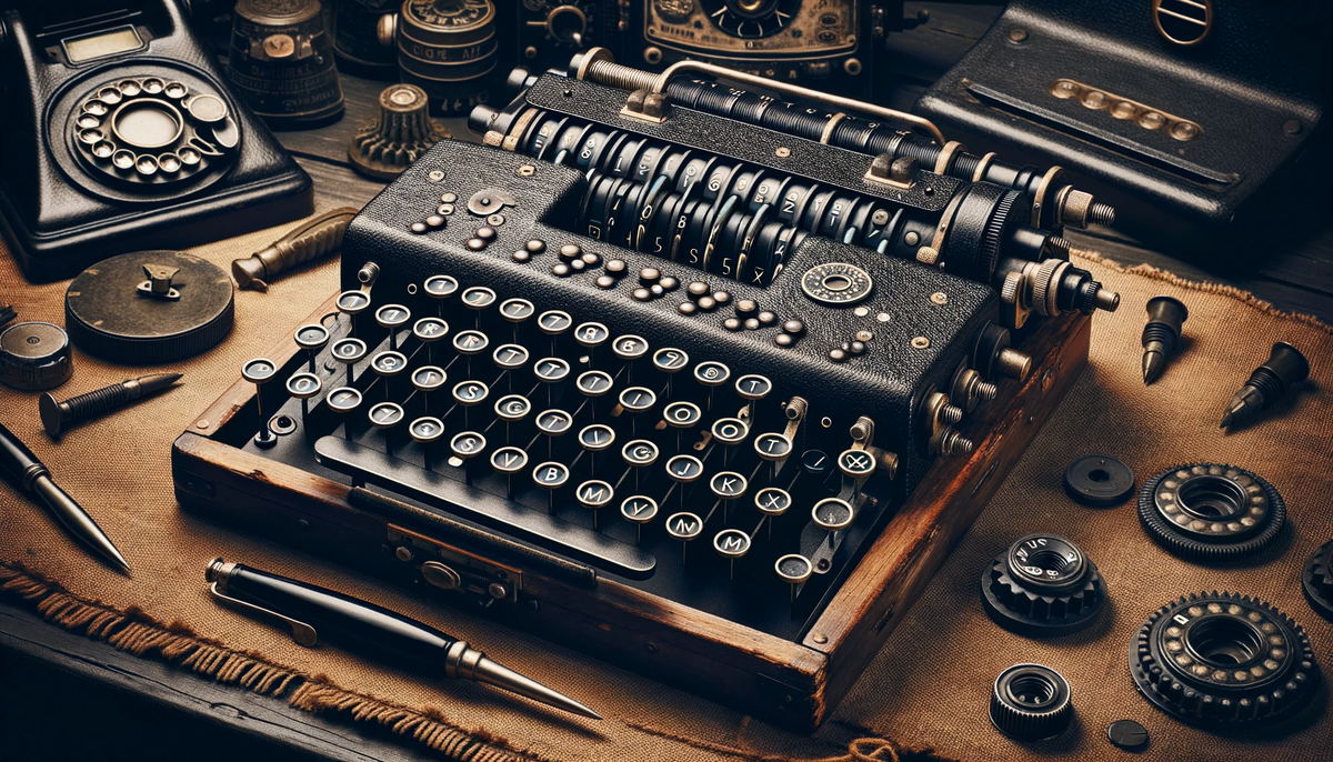 Scherbius & Ritter patented ideas for an encryption machine in 1918 and began selling the finished product under the brand name Enigma in 1923