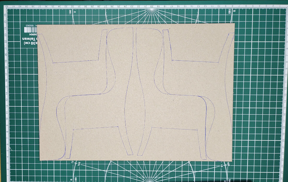 Шаблоны боковых деталей.