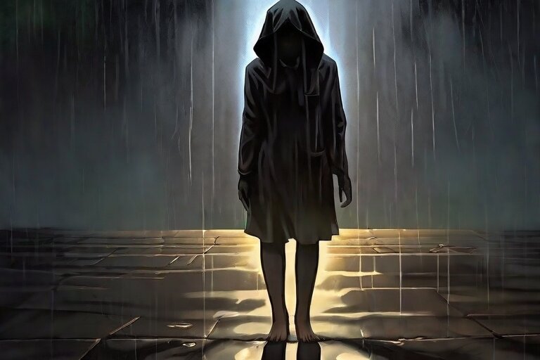 Иллюстрация к авторскому рассказу "Люди Дождя" 