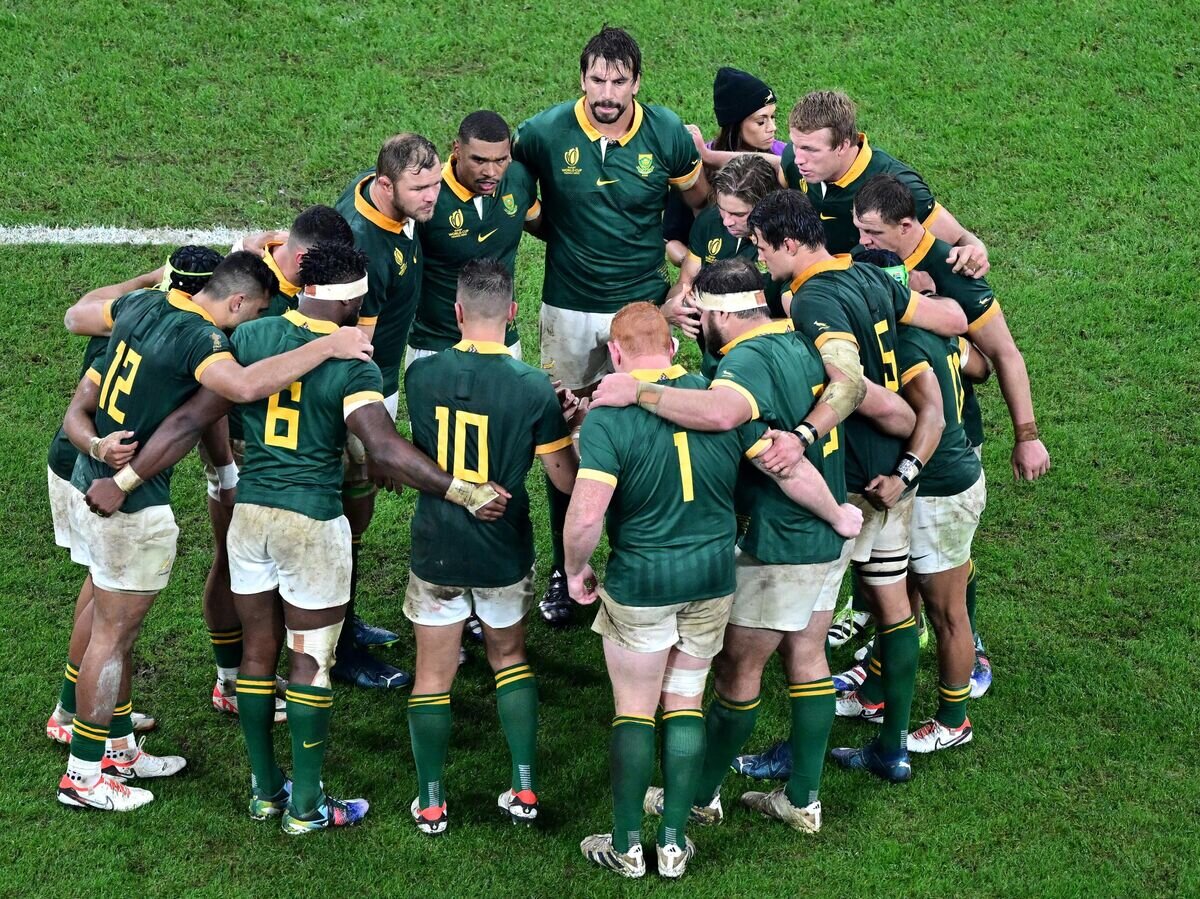    Регбисты сборной ЮАР© AFP 2023 / MIGUEL MEDINA