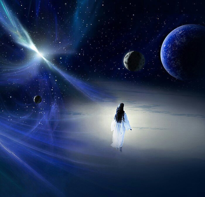 Души странствуют по другому миру.
Источник фото: http://pm1.narvii.com/7165/731ddd0e6fd0012149f9465f8537865d2d00036dr1-700-700v2_hq.jpg