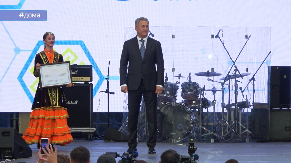    г. Салават. 75-летие города. Набережная р. Белой, август 2023 года