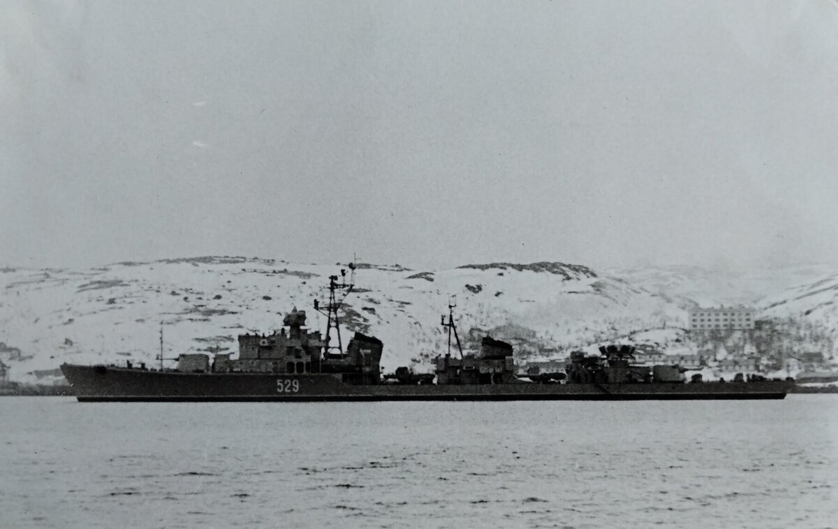 1959 год. Порт Эсминец "Оживленный" проекта 30-бис. Фото Сержа.