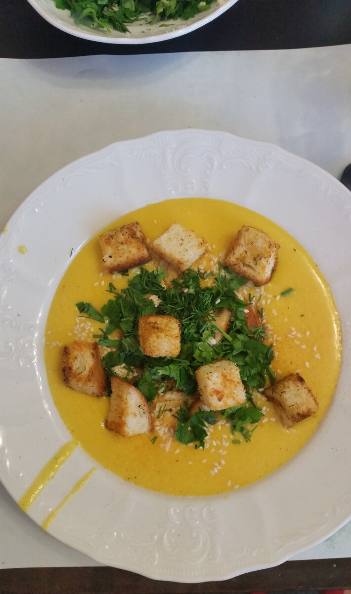 Суп-пюре тыквенный