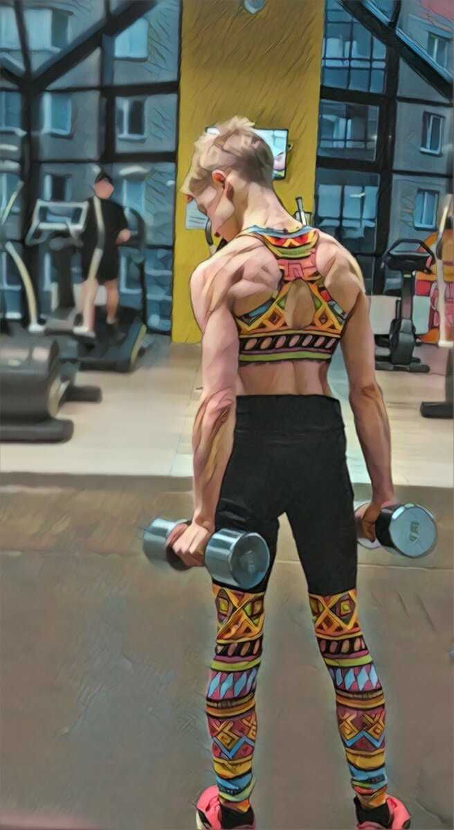 Фото с тренировки автора. Цифровая обработка.