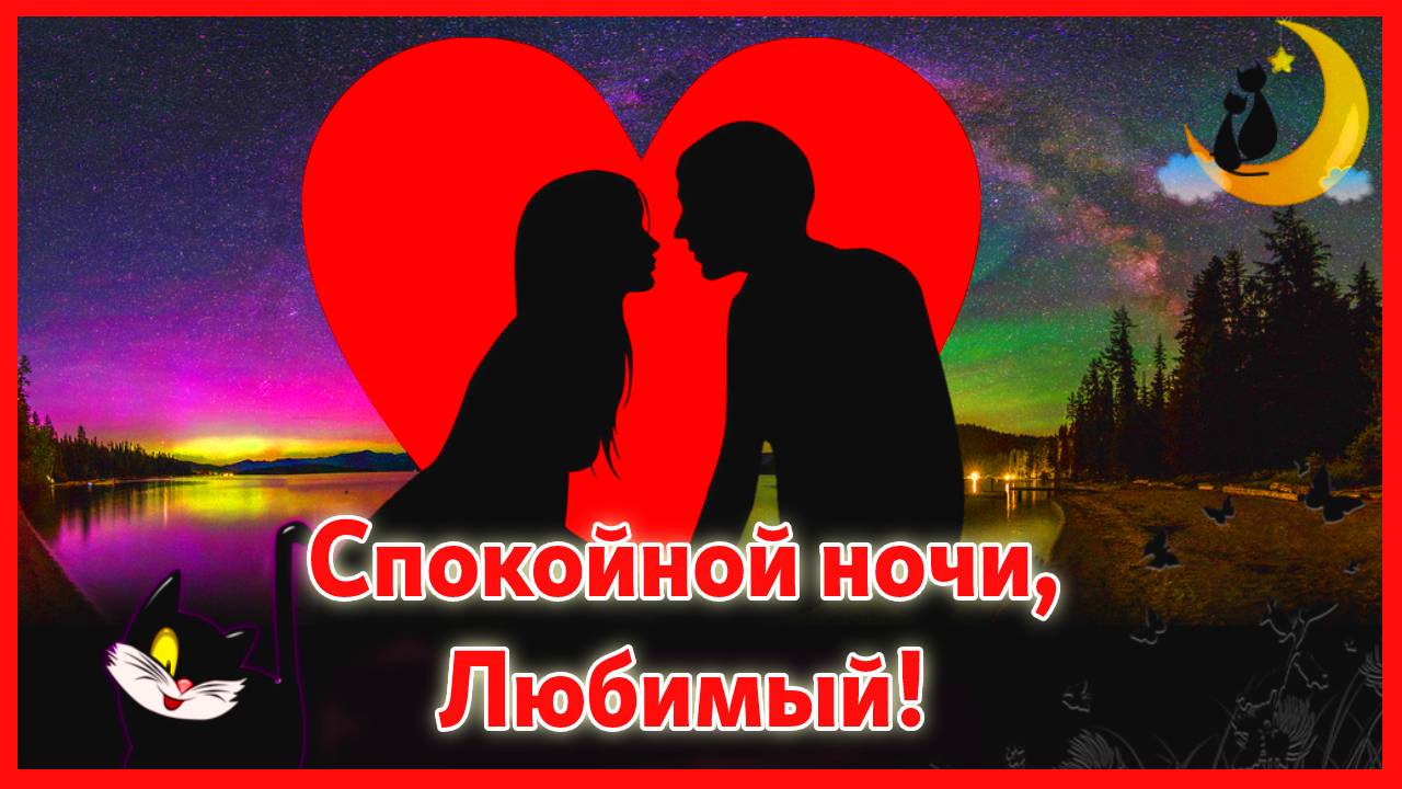 Пожелания спокойной ночи любимому 💗