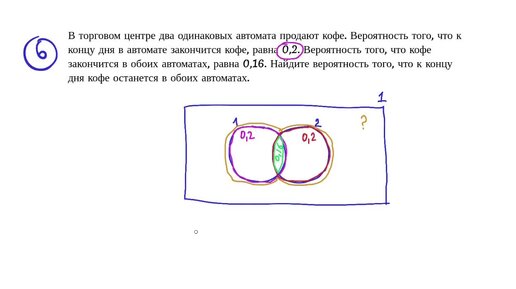 下载视频: Вероятность для ЕГЭ. Урок 2. Геометрический подход