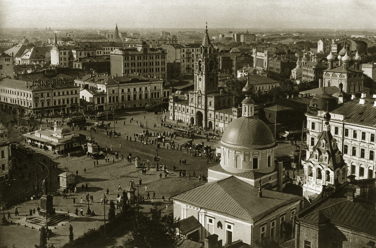 Страстная площадь, середина 1920х гг.