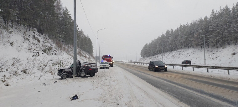    ДТП на 135-м километре трассы М5 «Урал» пресс-служба ГИБДД по Свердловской области