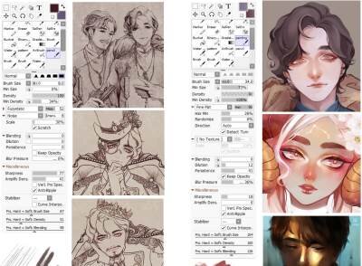 Кисти для Paint Tool Sai