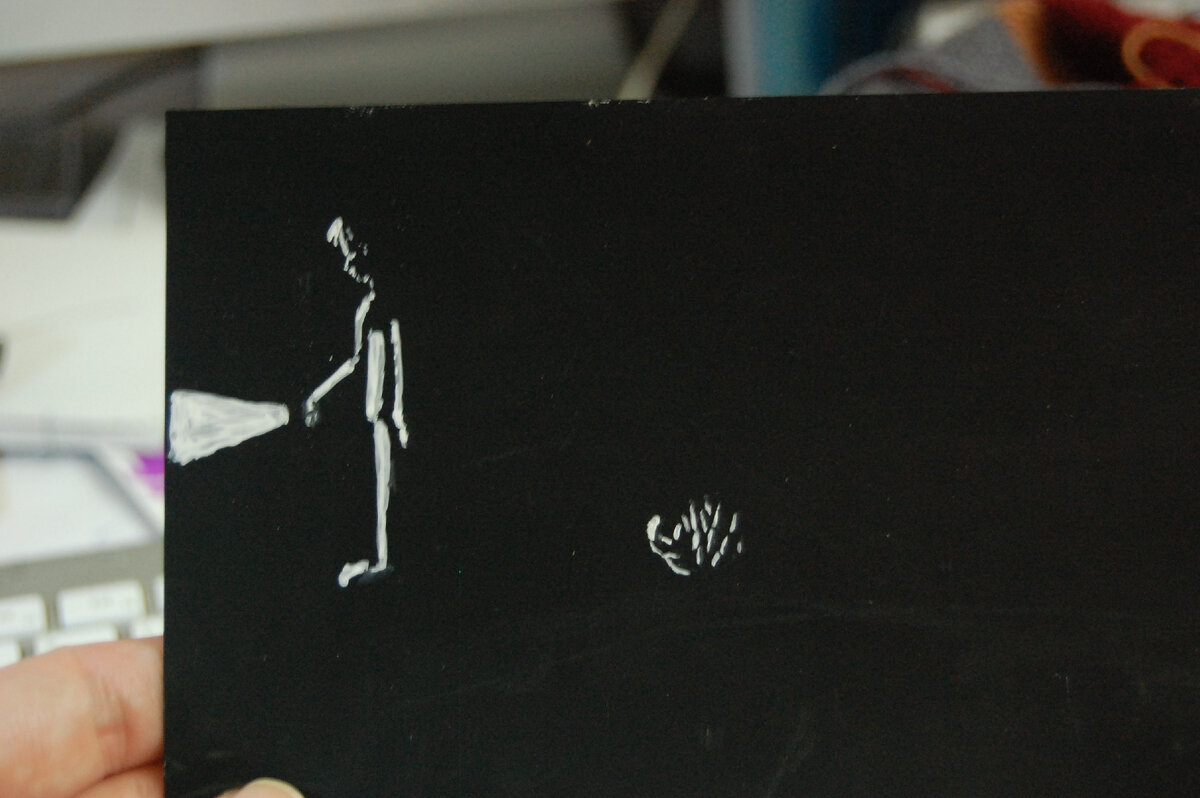 Набросок будущей вышивки.