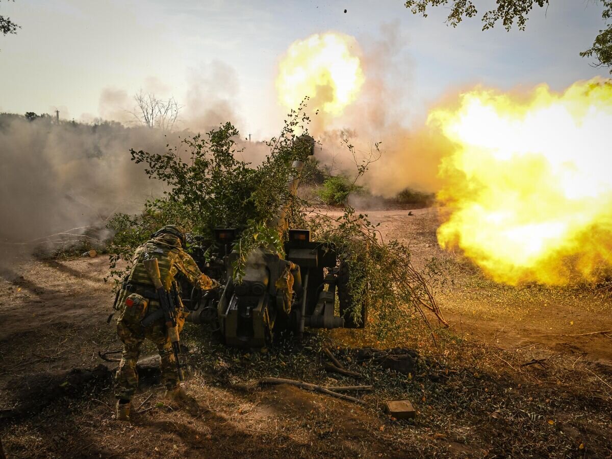    Боевая работа расчетов буксируемых гаубиц Д-30 в зоне проведения СВО© РИА Новости / Станислав Красильников