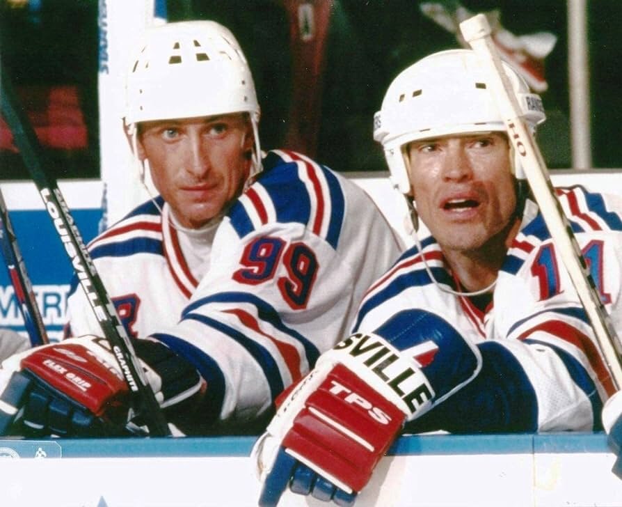 Гретцки и Марк Мессье