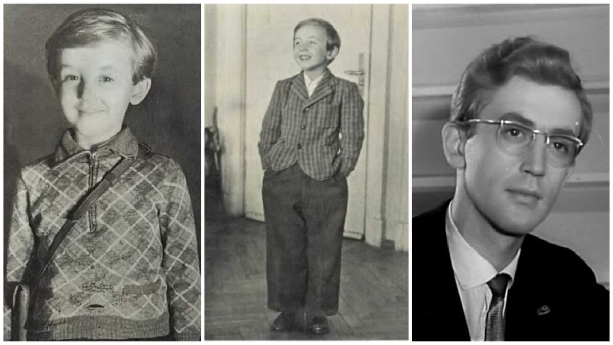 Василий Ливанов в детстве и юности