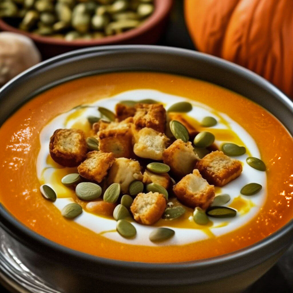 Тыквенный суп.