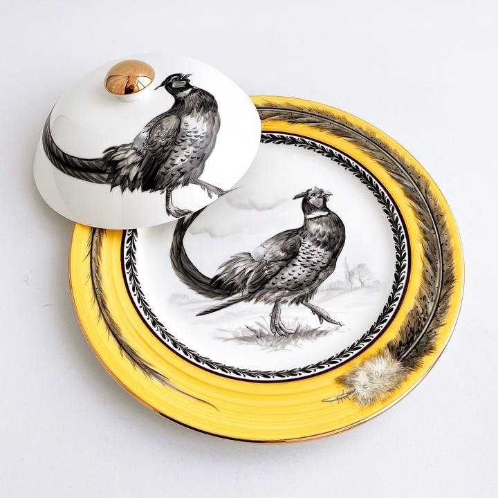 Блюдо клош "Фазан"