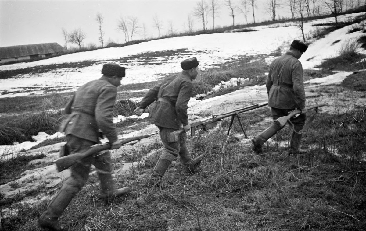 Казаки с ПТРС. Источник: открытый доступ