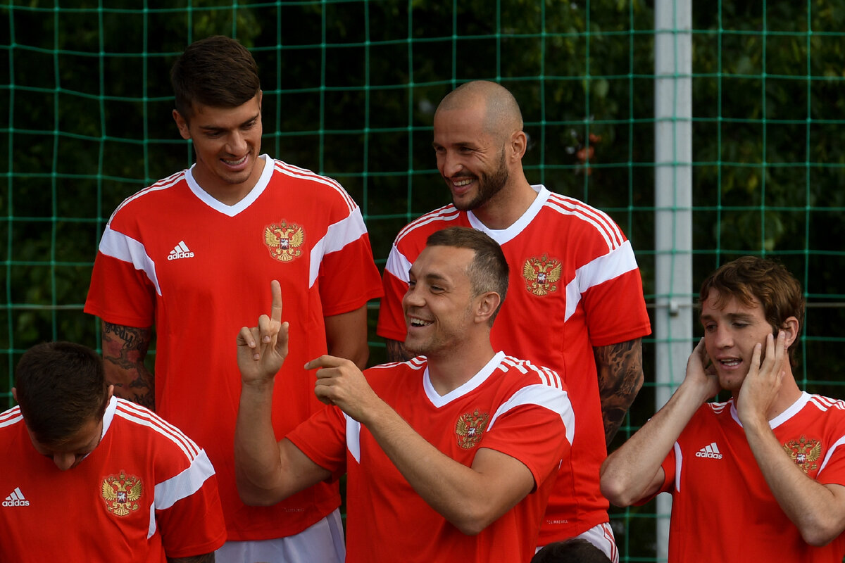 Артем Дзюба в сборной России. Фото Дарья Исаева, «СЭ»