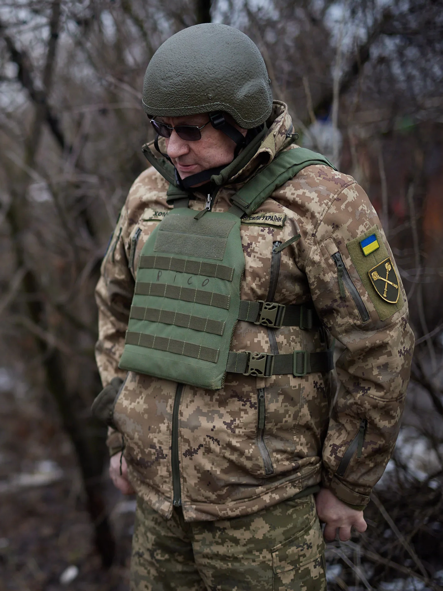 Зеленский в бронежилете