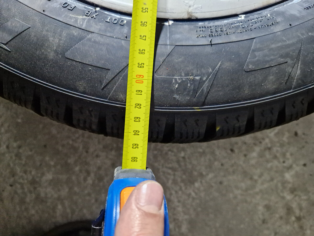 205/60 r16 = 64,5 см