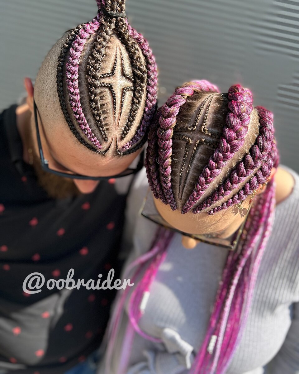 Брейды по голове (прическа для пары на регистрацию брака), и далее для девочки