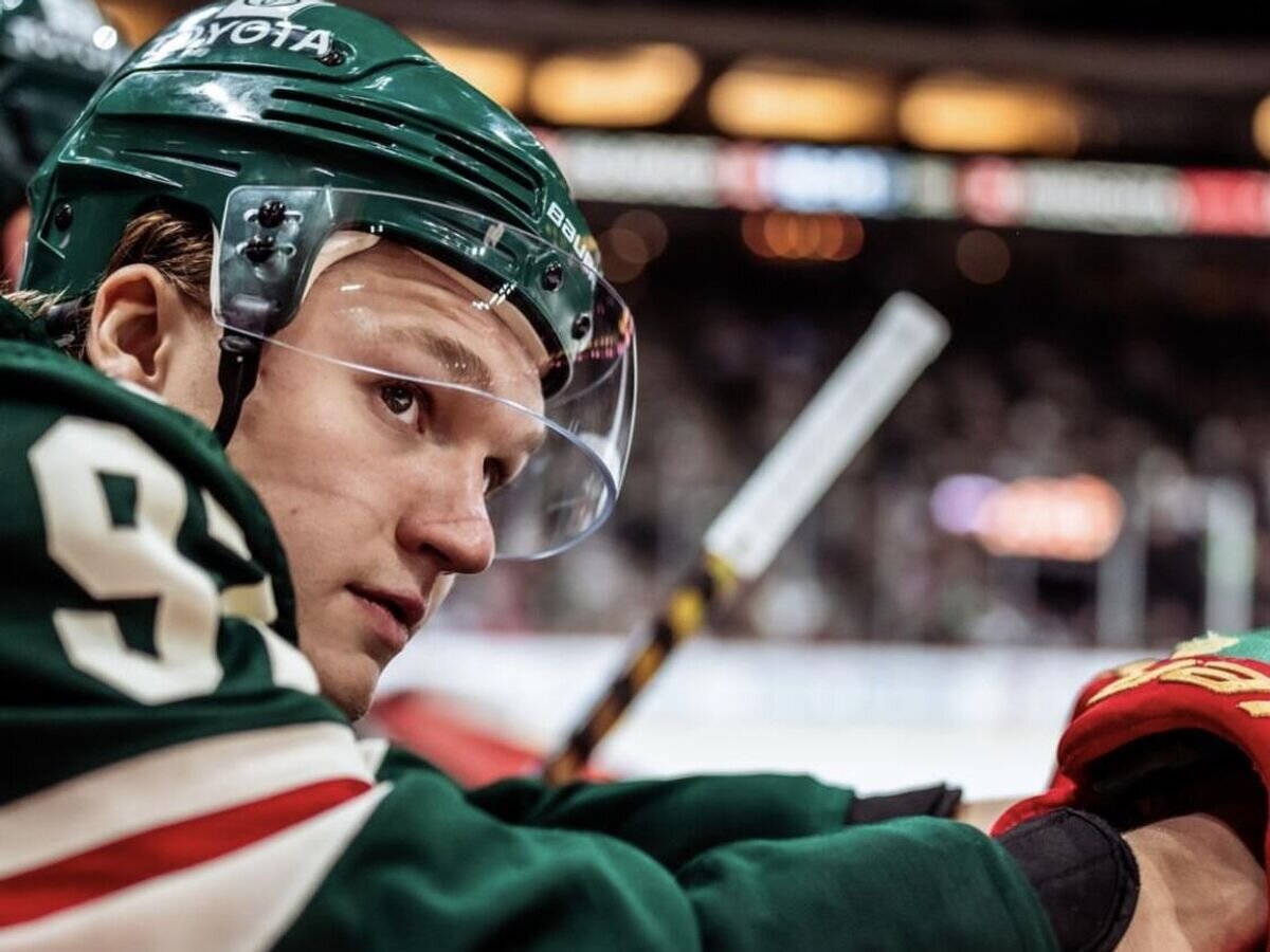    Российский нападающий "Миннесоты Уайлд" Кирилл Капризов в матче НХЛ© пресс-служба клуба "Миннесота Уайлд"