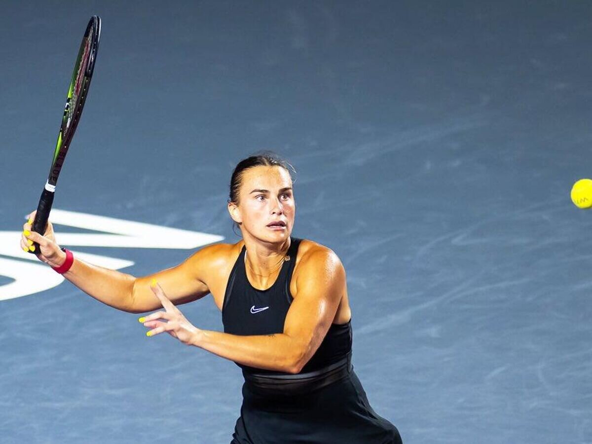    Белорусская теннисистка Арина Соболенко© соцсети