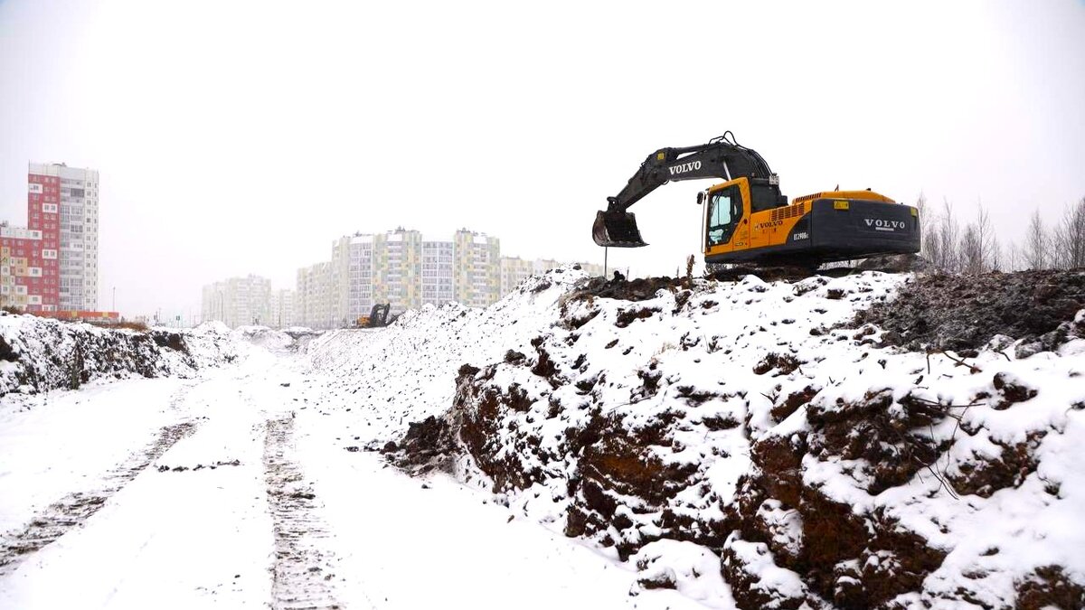    В Нижневартовске началось строительство нового участка автомобильной дороги