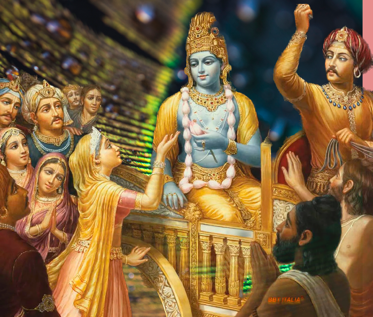 Кунти деви и Кришна