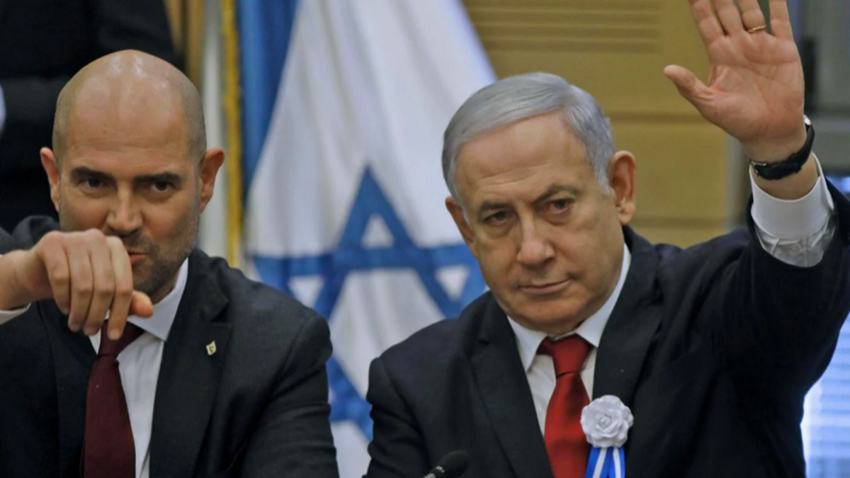 Амир Охана и Биньямин Нетаньяху. Яндекс: картинки