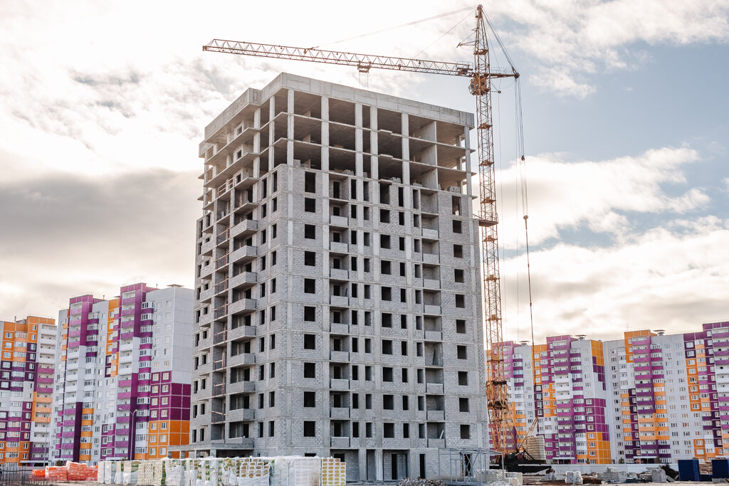 Кладка стен в доме ГП-2.1 ЖК Гринвуд