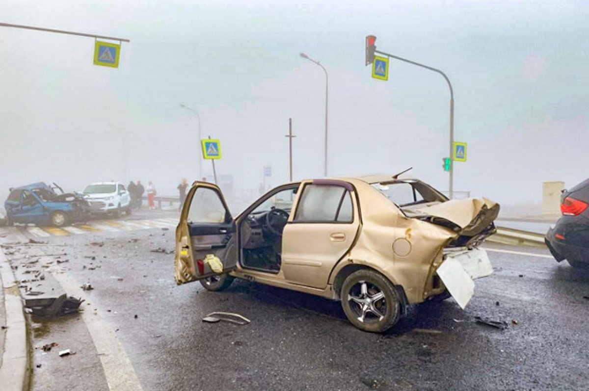    ДТП с участием 5 авто произошло в Керчи, есть пострадавшие