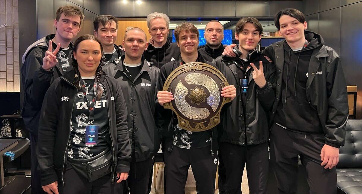 Team Spirit – двукратные обладатели The International по Dota 2 (2021 и 2023). Фото: социальные сети команды