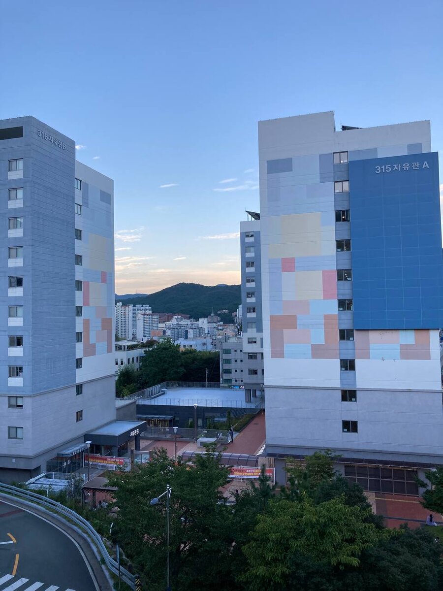 Общежитие «자유», здание A и B 