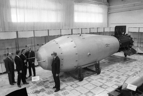    25-тонная термоядерная бомба, мощность которой 50 мегатонн, в Музее ядерного оружия