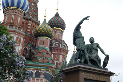    Памятник Минину и Пожарскому на Красной площади в Москве ©Татьяна Коробейник РИАМО