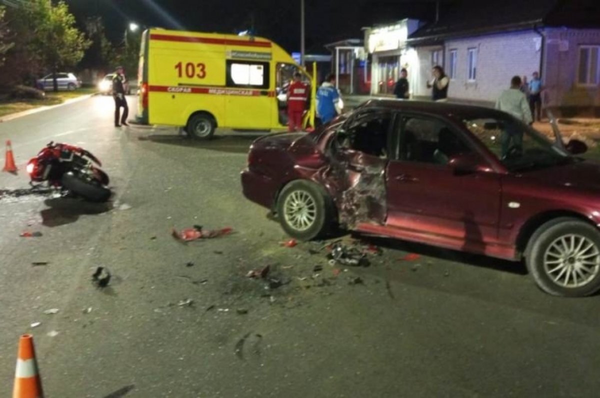    В Майкопе иномарка насмерть сбила мотоциклиста