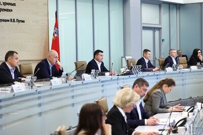    Совещание Губернатора Московской области Андрея Воробьева с руководящим составом правительства Московской области и главами городских округов © Антон Чернов, «Подмосковье Сегодня»