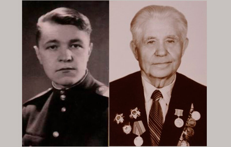 Слева направо - А.И. Язынин - П.Ф.Чепиков.